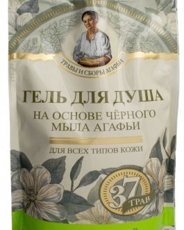 Gel za tuširanje na bazi crnog sapuna „37 najlekovitijih trava Agafije“, 500 ml