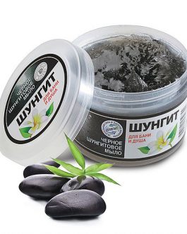 Gusti crni sapun na bazi minerala „Šungit“ i kompleksom lekovitih biljaka 500ml