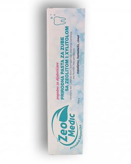 Pasta za zube sa zeolitom i xylitolom-Ukus eukaliptusa i cimeta 75ml