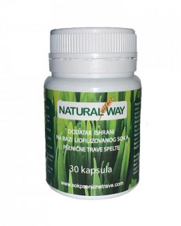 Sok od pšenične trave u kapsulama – od organske spelte