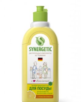Sinergetic bio gel za ručno pranje posudja, dečijih igračaka i voća „Limun“ 500ml.