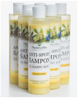 ANTI-SPOTS BLAGI ŠAMPON ZA MASNU KOSU, 250ML